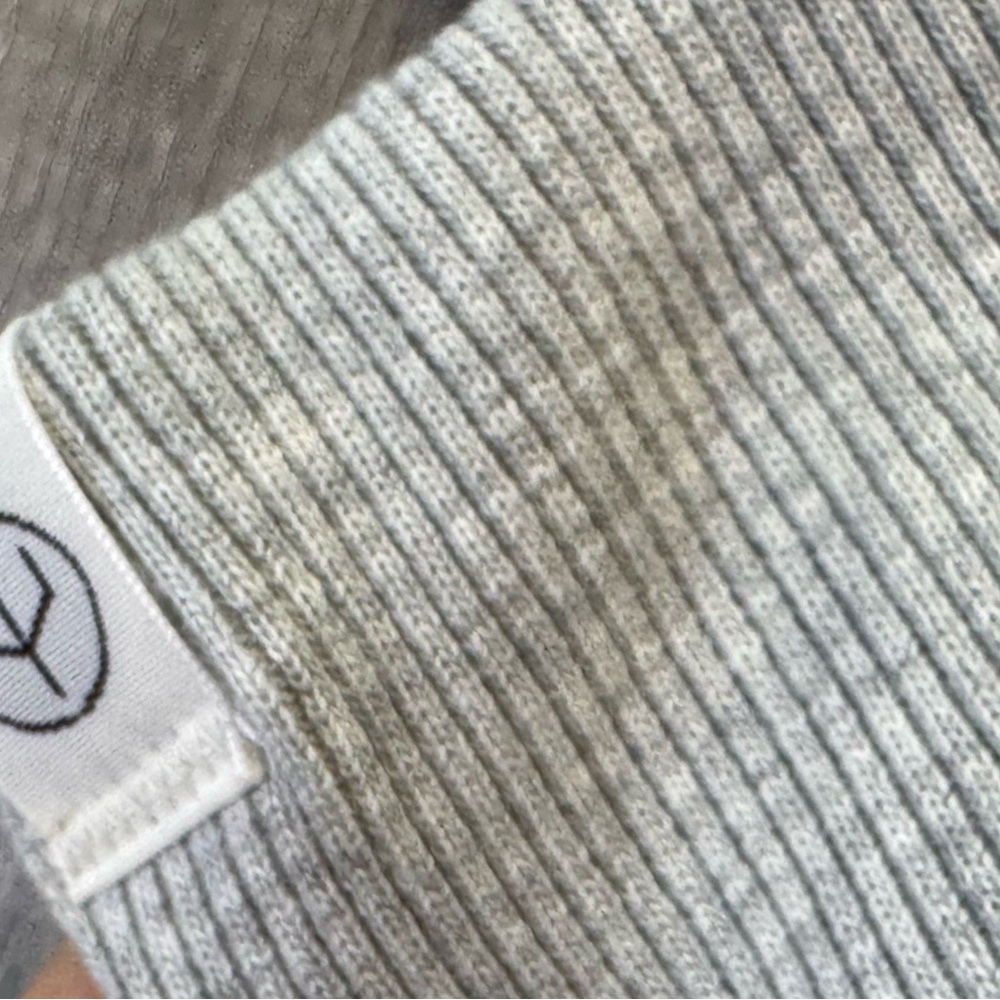 rag & bone Vintage Terry Cropped Sweatshirt Womens XS Heather Grey $195 - Picture 10 of 13